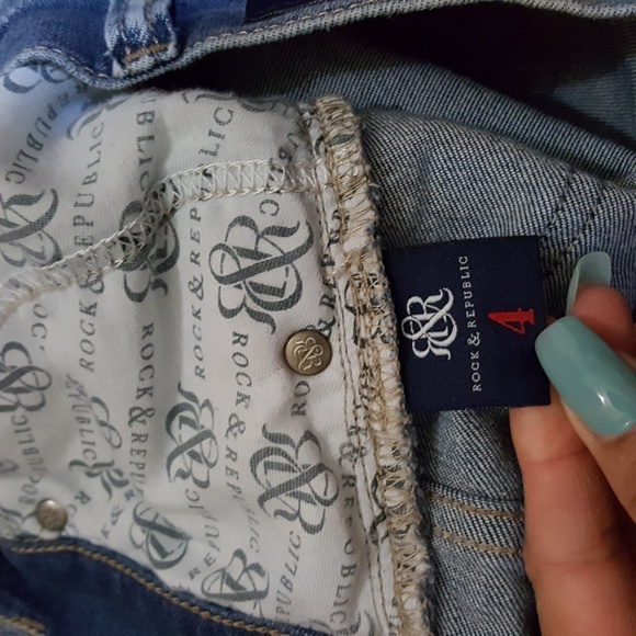 ROCK &REPÚBLIC women's jeans pants - Picture 4 of 8